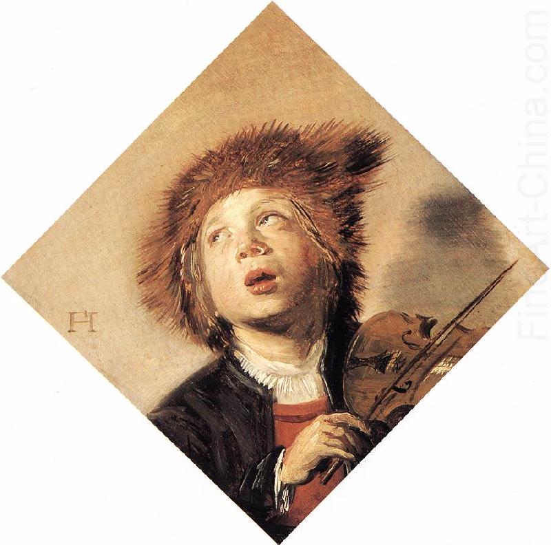 Boy Playing a Violin, HALS, Frans
